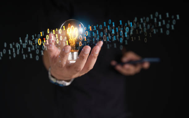 Zero One background in the hands of developers is a global representation of binaries, networks, and coding of programming fundamentals concepts