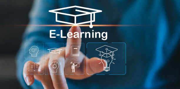 Human with technology internet learning and study online class technology network, e-learning, online education, education, training, tutor, video lesson, course, knowledge in homeschool