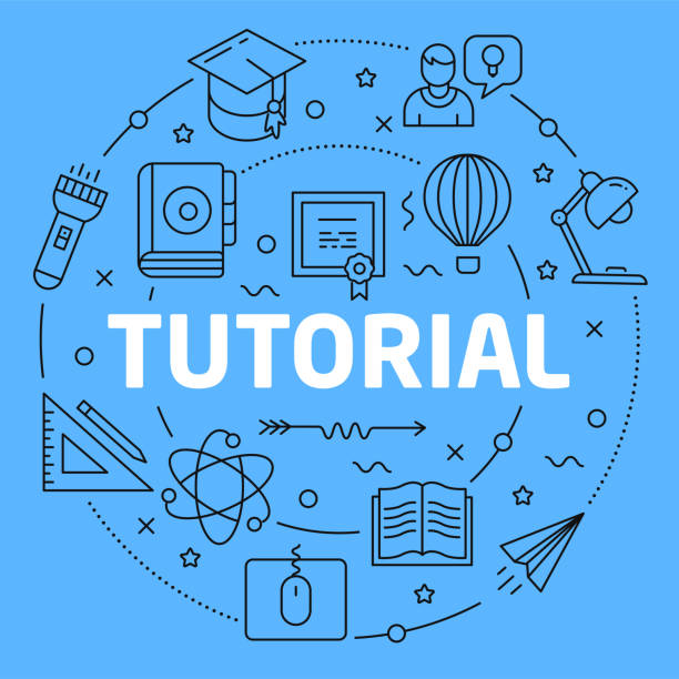 Blue Lines Creative Background Illustration for prsentation
