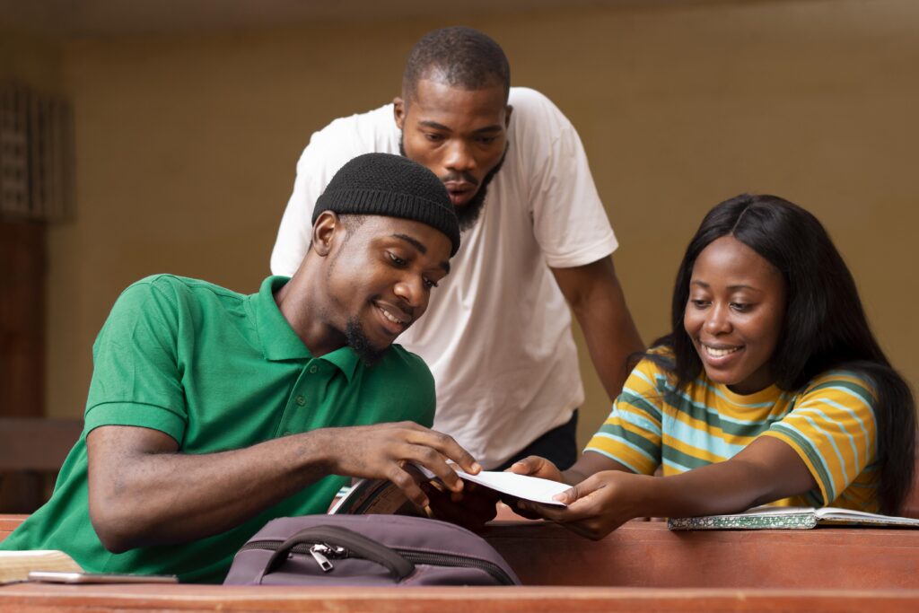 Students teaching their colleagues